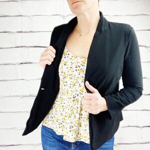 Eileen Fisher one button blazer